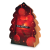Сладкие новогодние подарки:  конфеты с логотипом в коробочках-елочках